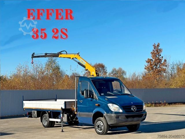 Kamyon üstü vinçli panelvan MERCEDES-BENZ Sprinter 516 CDI * EFFER 35 2S * TOP