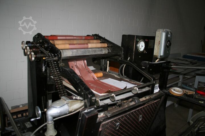 Punching and embossing platen press Heidelberg A3 Tiegel GTP