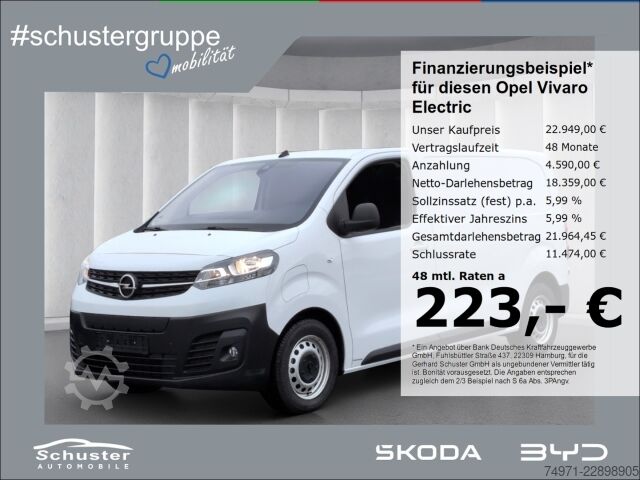 Fourgon tôlé Opel Vivaro Electric Kasten*Temp R-Kam Keyless Blueto
