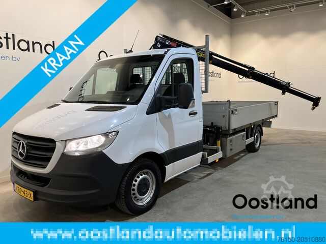 Vinçli platform kamyonu Mercedes-Benz Sprinter 314 CDI RWD L3 Open Laadbak / Hiab T-C...