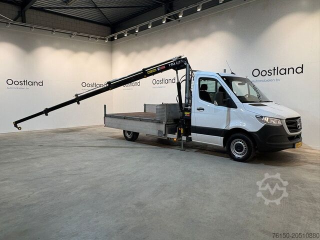 Vinçli platform kamyonu Mercedes-Benz Sprinter 314 CDI RWD L3 Open Laadbak / Hiab T-C...