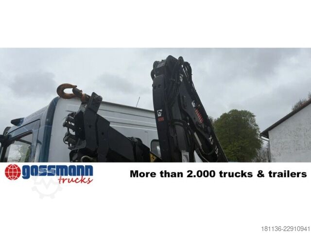 Kipper LKW Mercedes-Benz Atego 923 K 4x2, 2x AHK, Kran Hiab 055 BS-2 HiDuo,