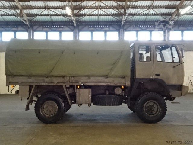 Dieplader met zeil STEYR 12 M18/4x4 Pritsche Plane