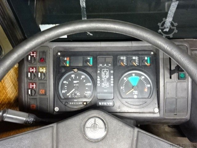 Dieplader met zeil STEYR 12 M18/4x4 Pritsche Plane