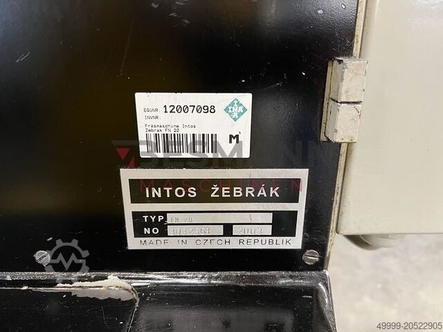 Fraiseuse de lit Intos Žebrák FN 20