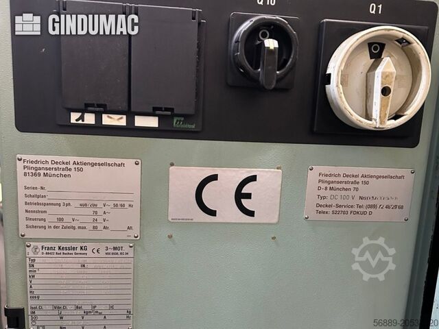 Vertical Machining Centre DECKEL DC 100V