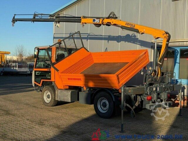 Driezijdige kipper bestelwagen Boki Kiefer 4x4 Kran 5+6 Steuerkreis + Kommunal