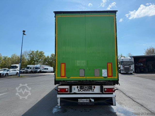 Semi-reboque aberto com lona SCHMITZ CARGOBULL SCB S3T STANDARD EDSCHA  VERZINKT