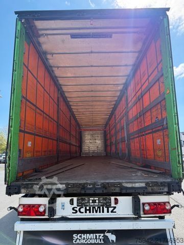 Semi-reboque aberto com lona SCHMITZ CARGOBULL SCB S3T STANDARD EDSCHA  VERZINKT
