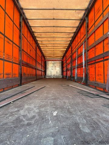 Semi-reboque aberto com lona SCHMITZ CARGOBULL SCB S3T STANDARD EDSCHA  VERZINKT