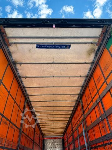 Semi-reboque aberto com lona SCHMITZ CARGOBULL SCB S3T STANDARD EDSCHA  VERZINKT