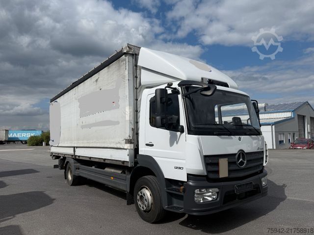 Valníkový nákladní automobil s plachtou MERCEDES-BENZ Atego 3 1224 LBW 1,5 AHK AUTOMATIK