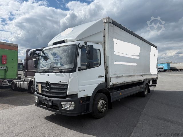 Valníkový nákladní automobil s plachtou MERCEDES-BENZ Atego 3 1224 LBW 1,5 AHK AUTOMATIK