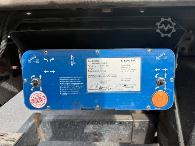 Valníkový nákladní automobil s plachtou MERCEDES-BENZ Atego 3 1224 LBW 1,5 AHK AUTOMATIK