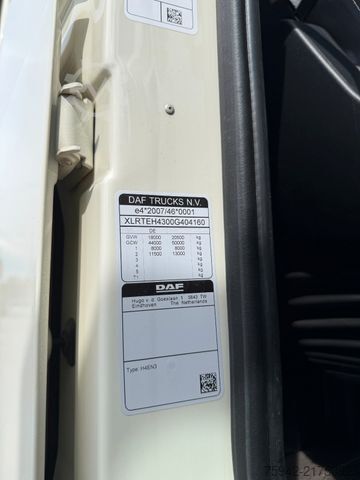 Standardní tahač DAF XF 480 SSC RETARDER 2 TANK 6e NAVI