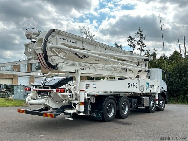 Betongpumpbil MERCEDES-BENZ Arocs 5 4142 8x4 SWAN TSP 47-5 160RZ ( 47m )