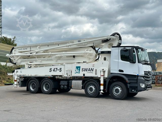 Betongpumpbil MERCEDES-BENZ Arocs 5 4142 8x4 SWAN TSP 47-5 160RZ ( 47m )