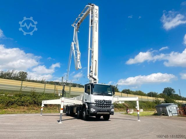 Betongpumpbil MERCEDES-BENZ Arocs 5 4142 8x4 SWAN TSP 47-5 160RZ ( 47m )