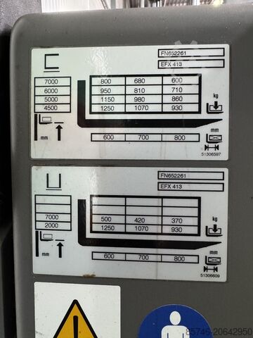 EFX 413 X + i = Vezetékes vezetés !! Triplex FFL !! JUNGHEINRICH EFX 413 X + i = Wire !! Triplex FFL !!