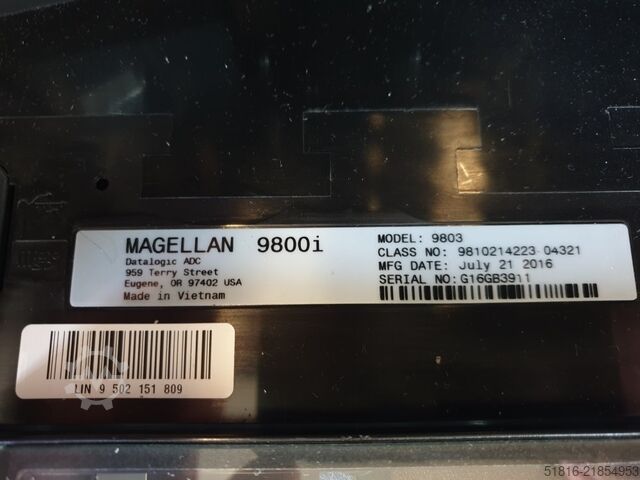 Cassa scanner MAGELLAN + bilancia BIZERBA Magellan DATALOGIC 9800i