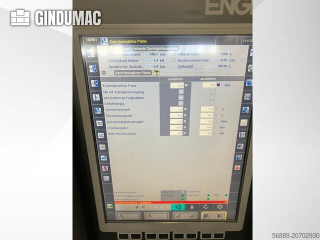 Máquina de moldeo por inyección vertical Engel Insert 200V/60 rotary