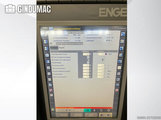 Máquina de moldeo por inyección vertical Engel Insert 200V/60 rotary