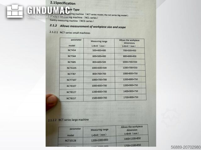 Mätmaskin för koordinatmätning (CMM) LEADER Miracle NC8157