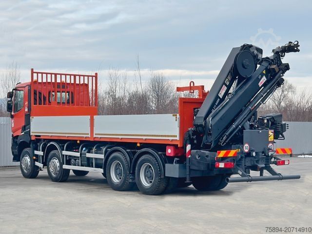 Jeřáb na nákladním automobilu RENAULT K 430 * HIAB 211 EP - 5 HIDUO+ FUNK * 8x4