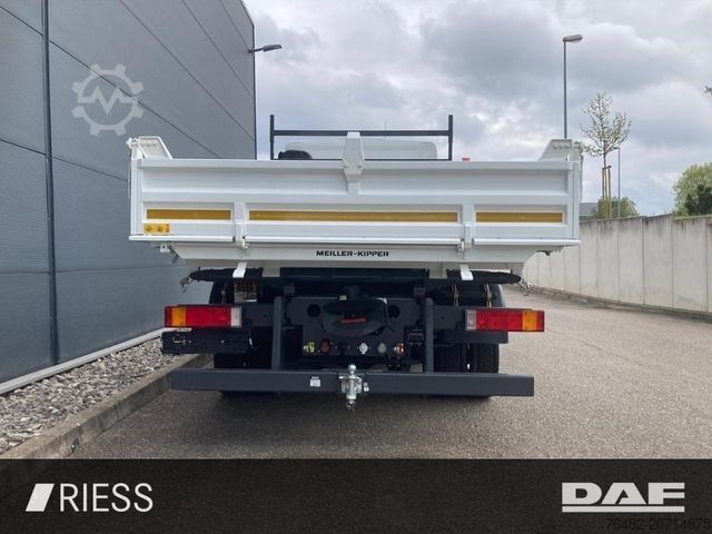 Tre-vejs tippevogn DAF XB 210 FA 7,49to Meiller DSK Typ 3 XB 210 FA 7,4