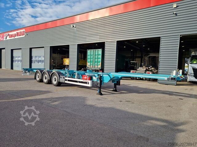 Semi-remorque pour matériaux longs Kässbohrer PORTE CONTAINERS MULTIFONCTIONS