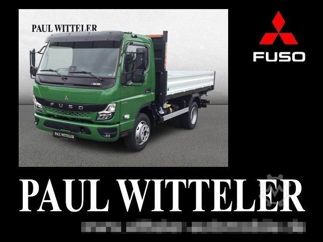 Driezijdige kipper bestelwagen FUSO Canter 7C18 Dreiseiten-Stahlkipper LED/AHK3,5t