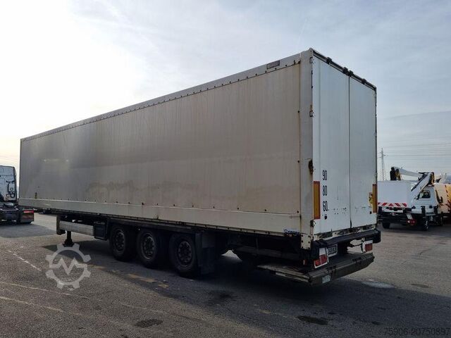 Box semitrailers Krone FOURGON + HAYON