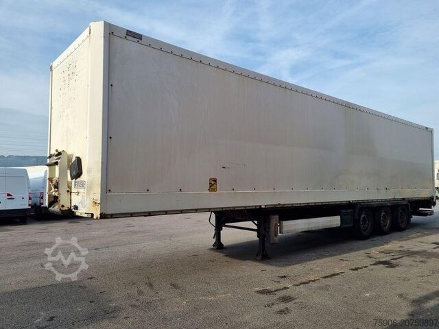 Box semitrailers Krone FOURGON + HAYON