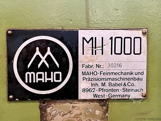 Fresadora Deckel Maho MH 1000