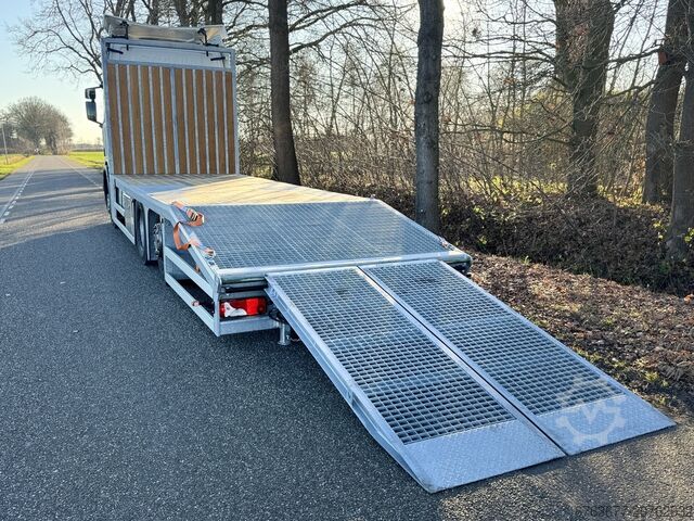 Scania R450 NGS 6X2 Transporter maszyn / Ciężarówka najazdowa Euro 6 Automat - Pełne zawieszenie pne SCANIA R450 NGS 6X2 Machine Transporter / Oprij Vrachtwagen Euro 6 Automaat - Full Air - 2019