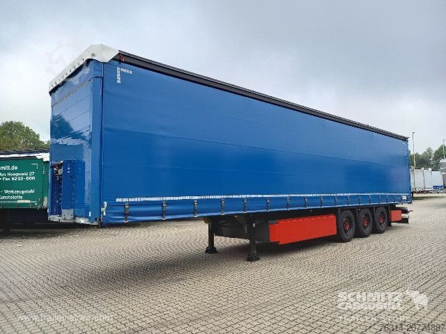 Brandalı açık yarı römork Schmitz Cargobull Curtainsider Standard Getränke