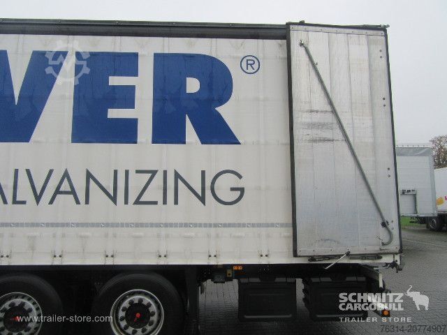 Brandalı açık yarı römork Schmitz Cargobull Curtainsider Standard Getränke