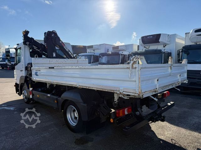 Truck-mounted crane van MERCEDES-BENZ ATEGO 816 Kipper 3-Seiten*KRAN HIAB X 078*2xAHK