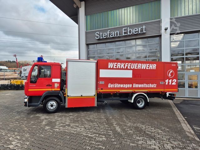 Caminhão para fins especiais MAN LE 9.150 Feuerwehr Schmitz GW-6 Gerätewagen