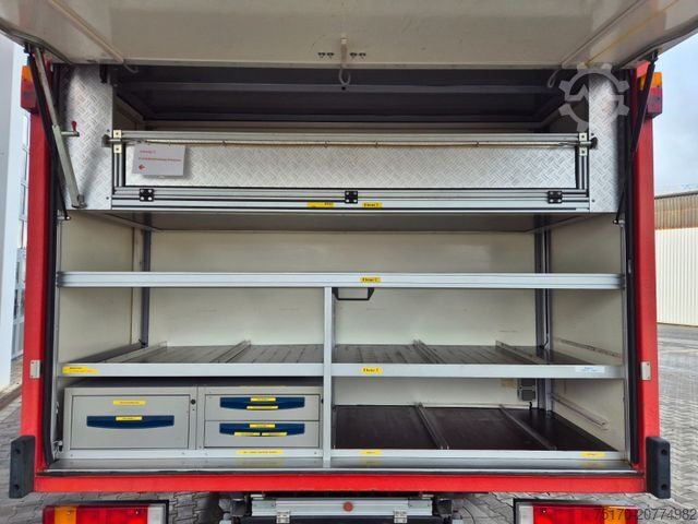 Caminhão para fins especiais MAN LE 9.150 Feuerwehr Schmitz GW-6 Gerätewagen