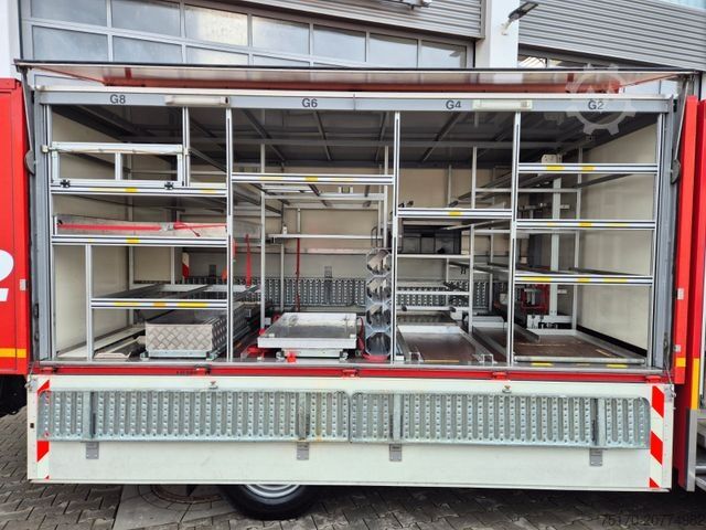 Caminhão para fins especiais MAN LE 9.150 Feuerwehr Schmitz GW-6 Gerätewagen