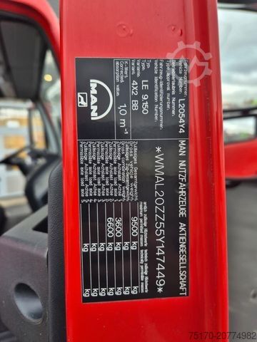 Caminhão para fins especiais MAN LE 9.150 Feuerwehr Schmitz GW-6 Gerätewagen