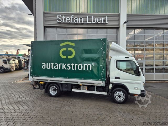 Curtain sider van MITSUBISHI Canter 7C15 LBW Klima Navi Kamera AHK