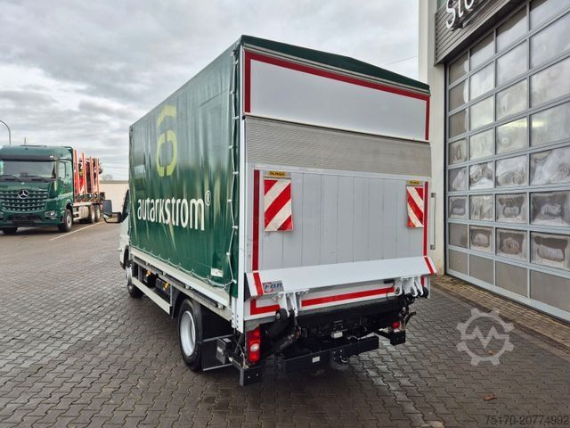 Curtain sider van MITSUBISHI Canter 7C15 LBW Klima Navi Kamera AHK