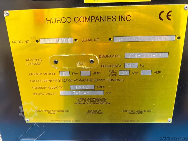 Vertikales Bearbeitungszentrum Hurco VMX 60/40T