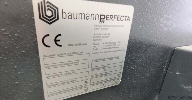 Schnellschneider Baumann Perfecta 115