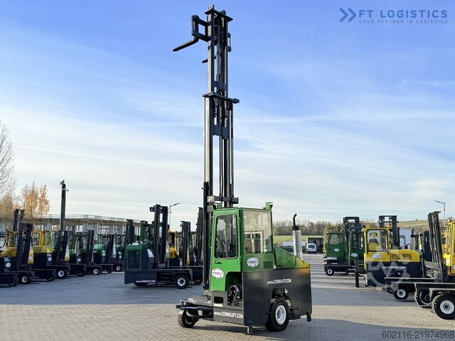 Dört yollu forklift Combilift C4000 GAS TRIPLEX 6900 FREE-LIFT CABIN