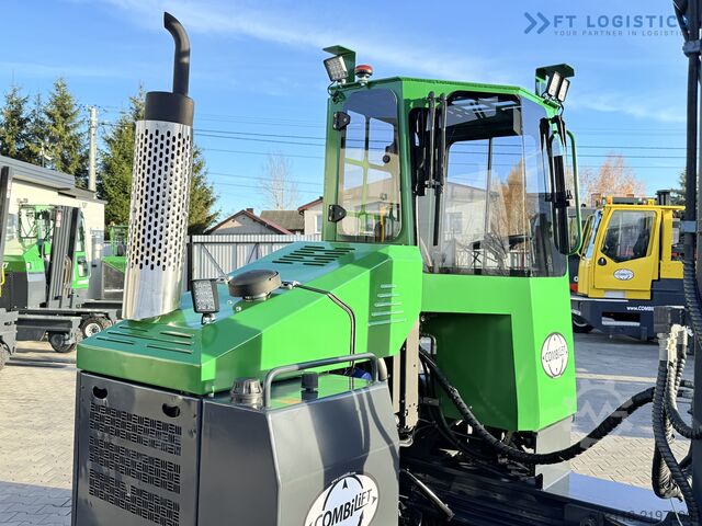 Dört yollu forklift Combilift C4000 GAS TRIPLEX 6900 FREE-LIFT CABIN
