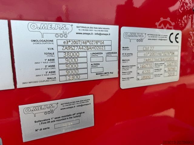 Siloauflieger FELDBINDER Andere O.ME.P.S Silo Auflieger 27 m³ - Asche, Gü