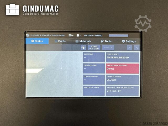 Πλαστικός 3D εκτυπωτής STEINER Projet MJP 2500 Plus